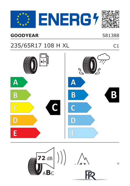 Зимние шины Goodyear UltraGrip Performance+ SUV 235/65R17 108H - Изображение №2 — Интернет-магазин ПроЗаказ