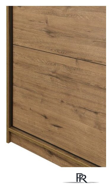 Шкаф-купе Рэйгрупп Bromo VVH 03 РГ-10.03 B 160 VVH 160x220.5 (дуб велингтон/черный) - Изображение №12 — Интернет-магазин ПроЗаказ