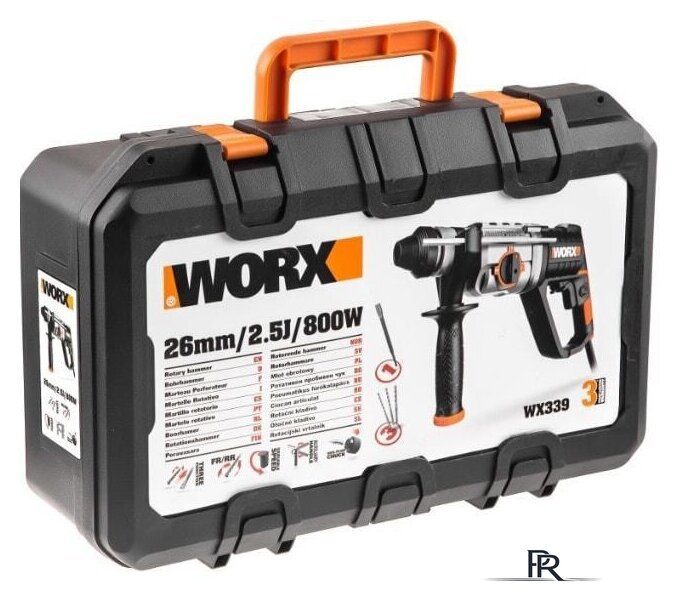 Перфоратор Worx WX339 - Изображение №10 — Интернет-магазин ПроЗаказ