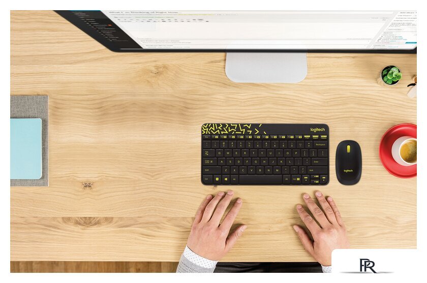 Офисный набор Logitech MK240 Nano 920-008213 (черный) - Изображение №6 — Интернет-магазин ПроЗаказ