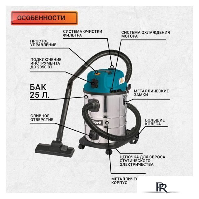 Пылесос Bort BSS-1625-STORM - Изображение №14 — Интернет-магазин ПроЗаказ