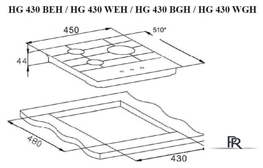 Варочная панель Weissgauff HG 430 WGH - Изображение №4 — Интернет-магазин ПроЗаказ