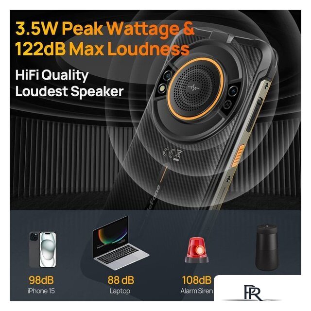 Телефон Ulefone Power Armor 16S 8GB/128GB (черный) - Изображение №7 — Интернет-магазин ПроЗаказ