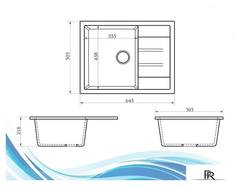 Кухонная мойка Berge BR-6502 + Like F8007122 (черный) - Изображение №23 — Интернет-магазин ПроЗаказ