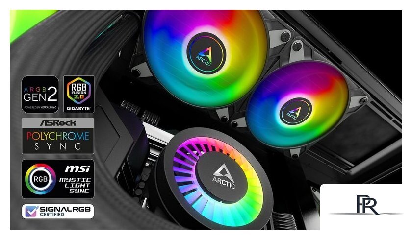 Система жидкостного охлаждения для процессора Arctic Liquid Freezer III 240 A-RGB Black ACFRE00142A - Изображение №8 — Интернет-магазин ПроЗаказ