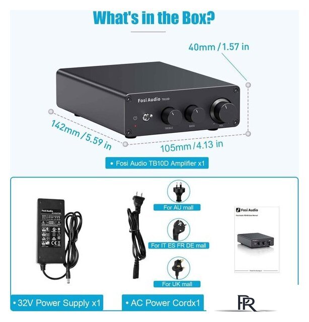 Усилитель мощности Fosi Audio TB10D (32V/5A) - Изображение №3 — Интернет-магазин ПроЗаказ