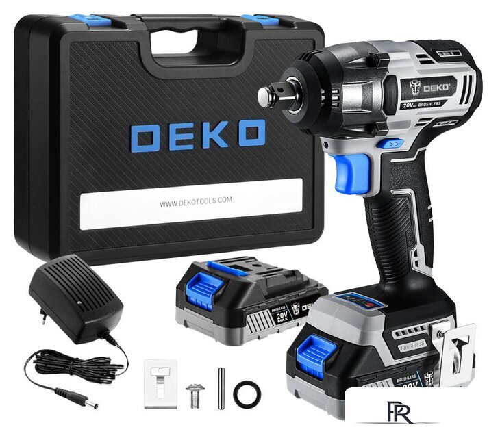 Гайковерт Deko DKIS20 063-4033 (с 2-мя АКБ, кейс) - Изображение №1 — Интернет-магазин ПроЗаказ