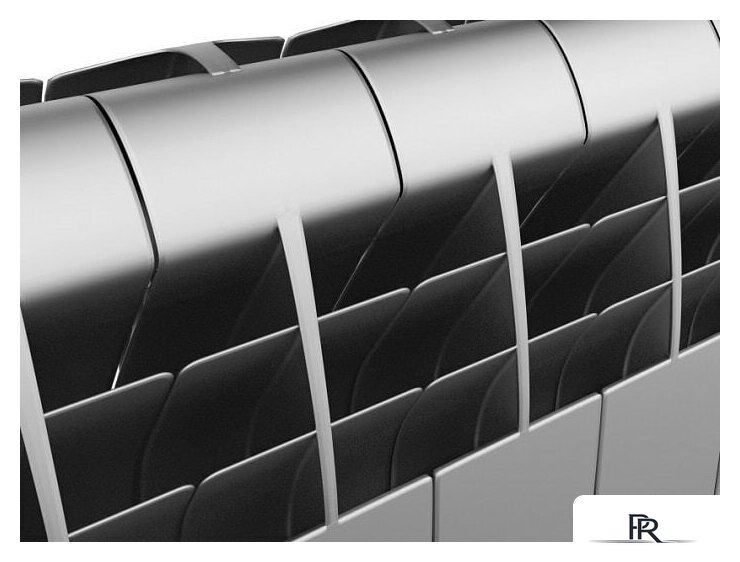 Биметаллический радиатор Royal Thermo BiLiner 350 Silver Satin (6 секций) - Изображение №3 — Интернет-магазин ПроЗаказ