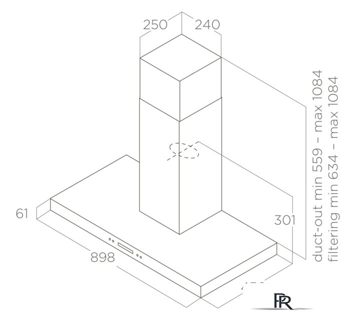 Кухонная вытяжка Elica Spot Plus IX/A/90 PRF0097373A - Изображение №4 — Интернет-магазин ПроЗаказ