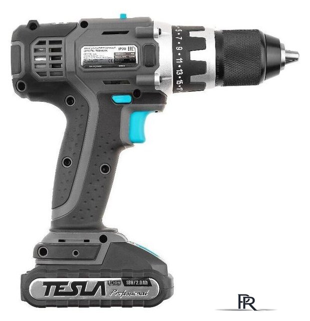 Дрель-шуруповерт Tesla TCD182DC (с 2-мя АКБ, кейс) - Изображение №3 — Интернет-магазин ПроЗаказ