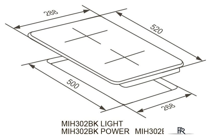 Варочная панель Meferi MIH302BK Light - Изображение №10 — Интернет-магазин ПроЗаказ