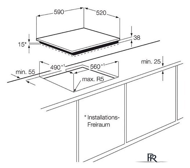 Варочная панель Electrolux EHF6547FXK - Изображение №2 — Интернет-магазин ПроЗаказ