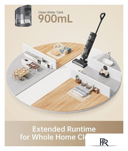 Вертикальный моющий пылесос Dreame H12 Core - Изображение №6 — Интернет-магазин ПроЗаказ