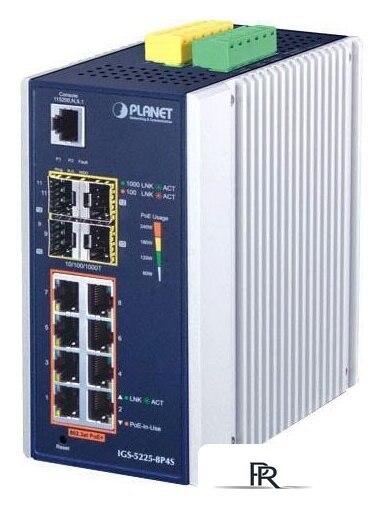 Управляемый коммутатор 2-го уровня PLANET IGS-5225-8P4S - Изображение №1 — Интернет-магазин ПроЗаказ