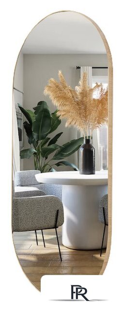 Зеркало EMZE Loft Oval 50x100 LOFT.50.100.DUB (дуб) - Изображение №1 — Интернет-магазин ПроЗаказ