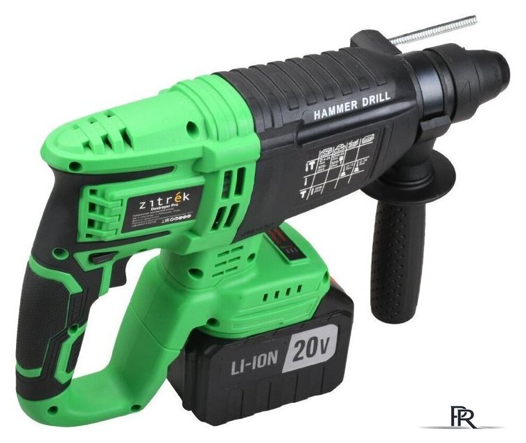 Перфоратор Zitrek Destroyer Pro 063-4373 (с 2-мя АКБ, кейс) - Изображение №5 — Интернет-магазин ПроЗаказ