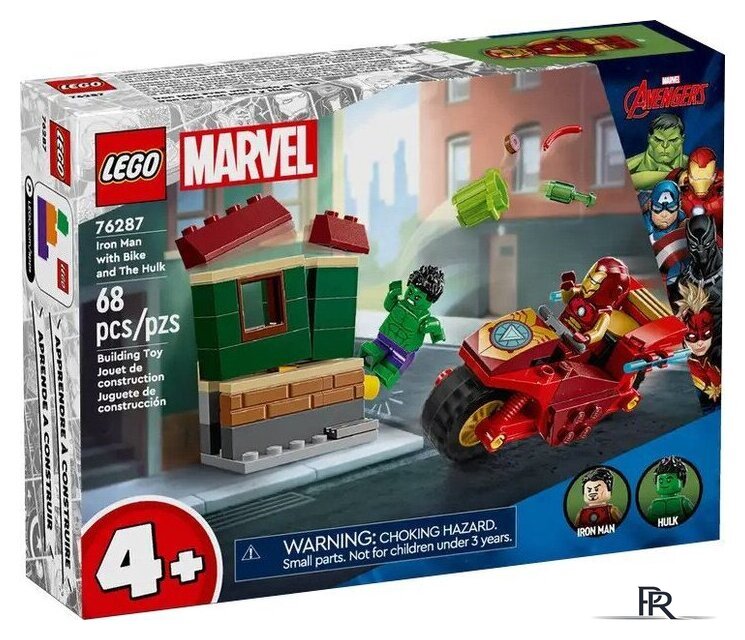 Конструктор LEGO Super Heroes Железный человек на мотоцикле и Халк 76287 - Изображение №1 — Интернет-магазин ПроЗаказ