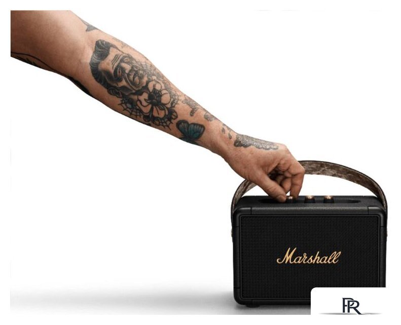 Беспроводная колонка Marshall Kilburn II (черный/латунь) - Изображение №14 — Интернет-магазин ПроЗаказ