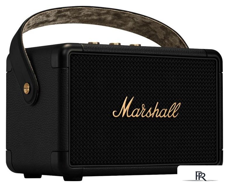 Беспроводная колонка Marshall Kilburn II (черный/латунь) - Изображение №3 — Интернет-магазин ПроЗаказ