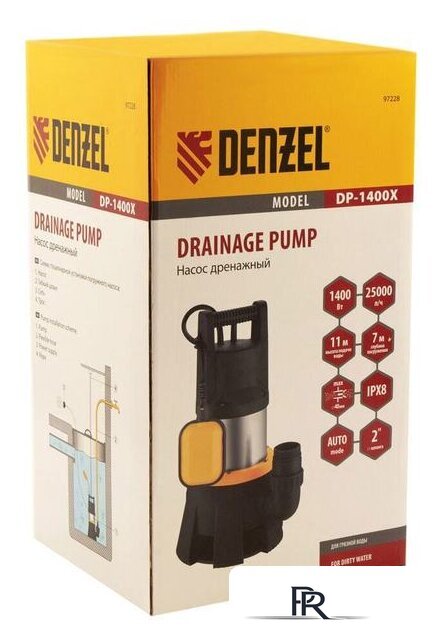Дренажный насос Denzel DP1400X - Изображение №11 — Интернет-магазин ПроЗаказ