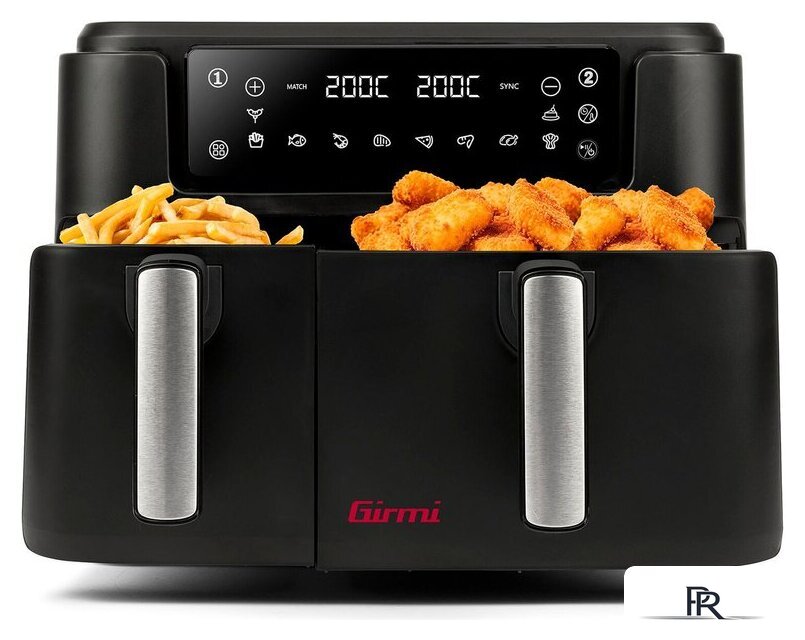 Аэрогриль (аэрофритюрница) Girmi Double Air Fryer FG26 - Изображение №8 — Интернет-магазин ПроЗаказ