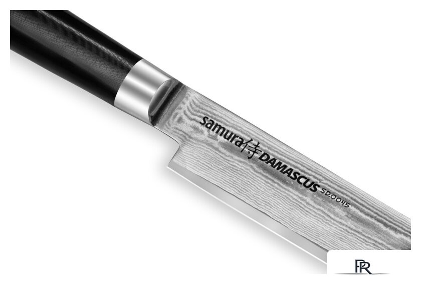 Кухонный нож Samura Damascus SD-0045 - Изображение №3 — Интернет-магазин ПроЗаказ