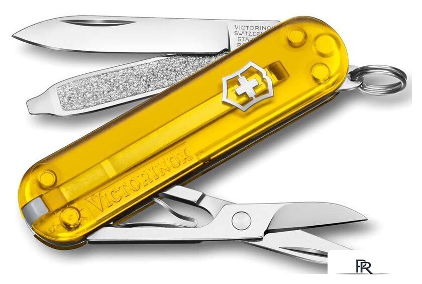 Мультитул Victorinox Classic SD Transparent (желтый) - Изображение №1 — Интернет-магазин ПроЗаказ