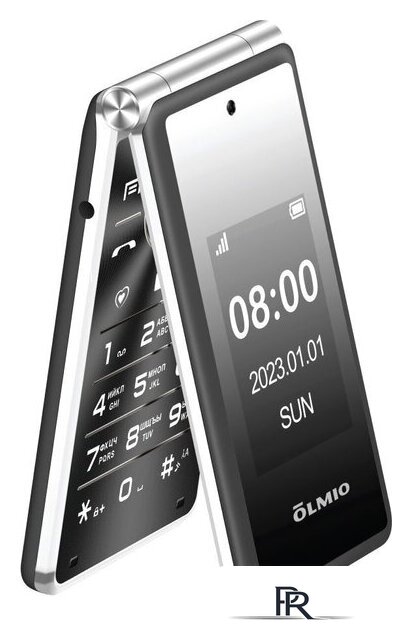 Кнопочный телефон Olmio F50 (черный) - Изображение №1 — Интернет-магазин ПроЗаказ