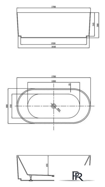 Ванна Vincea VBT-426-1700MW 170x80 - Изображение №4 — Интернет-магазин ПроЗаказ