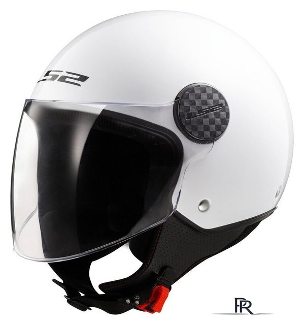 Мотошлем LS2 OF558 Sphere 2 Solid (L, белый глянцевый) - Изображение №4 — Интернет-магазин ПроЗаказ