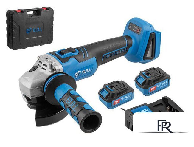 Угловая шлифмашина Bull CSG 1812 R 1333374 (с 2-мя АКБ, кейс) - Изображение №1 — Интернет-магазин ПроЗаказ