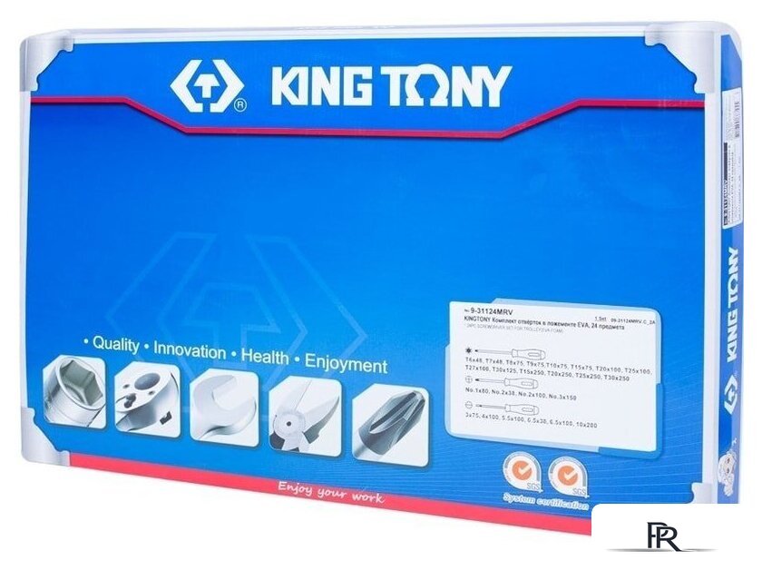 Набор отверток King Tony 9-31124MRV (24 предмета) - Изображение №3 — Интернет-магазин ПроЗаказ
