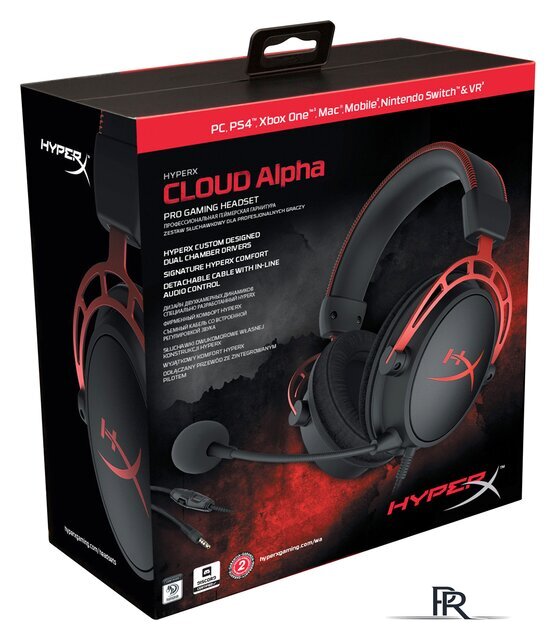 Наушники HyperX Cloud Alpha (черный/красный) - Изображение №7 — Интернет-магазин ПроЗаказ