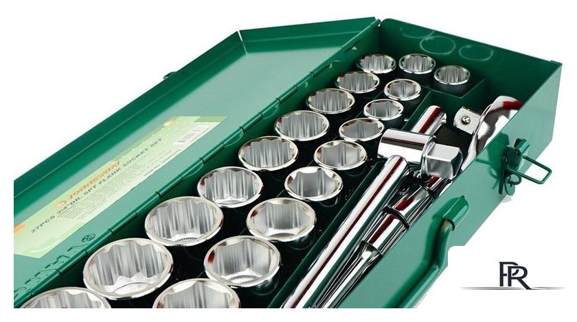 Универсальный набор инструментов Jonnesway S04H6327S (27 предметов) - Изображение №4 — Интернет-магазин ПроЗаказ