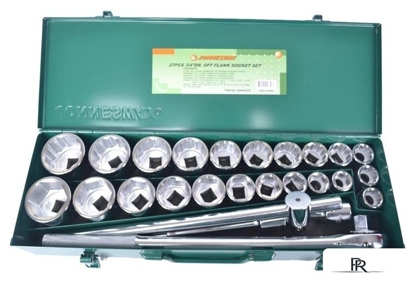 Универсальный набор инструментов Jonnesway S04H6327S (27 предметов) - Изображение №2 — Интернет-магазин ПроЗаказ