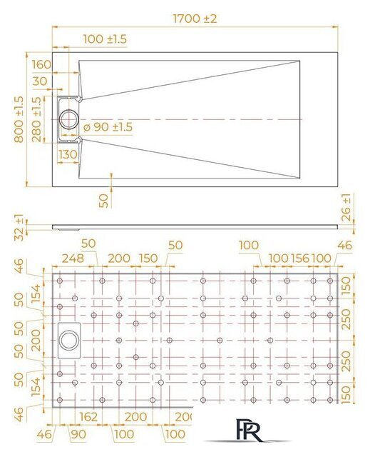 Душевой поддон RGW TUS-W 80x170 - Изображение №7 — Интернет-магазин ПроЗаказ