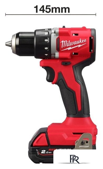 Дрель-шуруповерт Milwaukee M18 M18BLDDRC-202C 4933492833 (с 2-мя АКБ 2 Ач, кейс) - Изображение №4 — Интернет-магазин ПроЗаказ