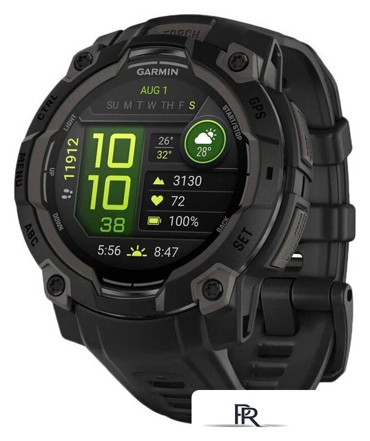 Умные часы Garmin Instinct 3 45 мм (черный) - Изображение №1 — Интернет-магазин ПроЗаказ