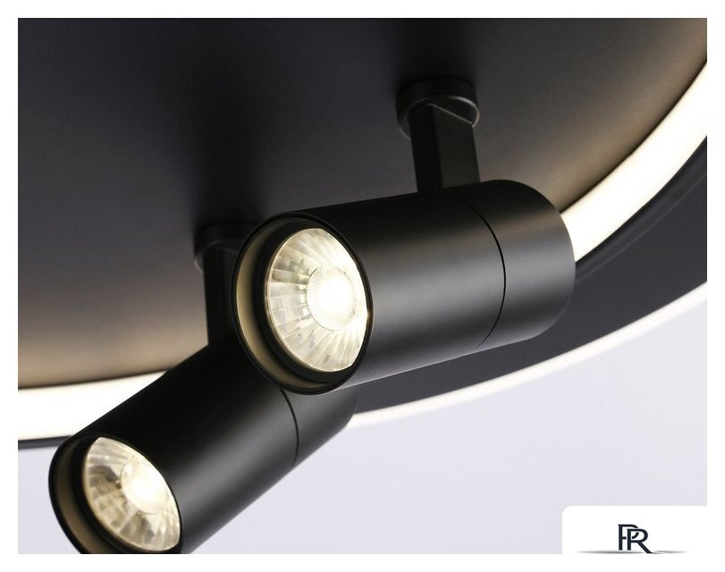 Припотолочная люстра Ambrella light FL51393/1+2 BK - Изображение №7 — Интернет-магазин ПроЗаказ