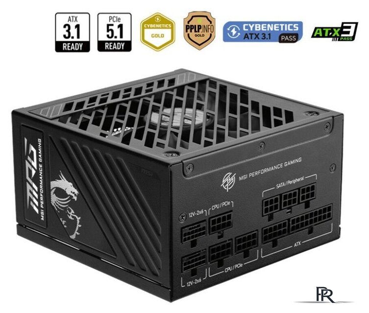 Блок питания MSI MPG A1000GS PCIE5 - Изображение №2 — Интернет-магазин ПроЗаказ