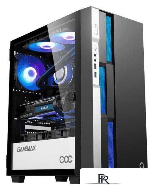 Корпус GameMax Brufen C3 (черный/белый) - Изображение №1 — Интернет-магазин ПроЗаказ