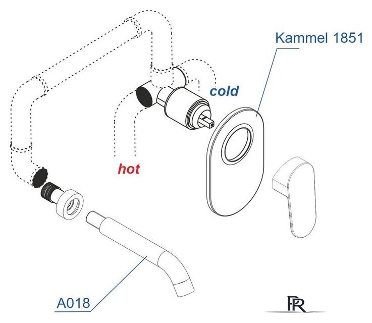 Комплект смесителей Wasserkraft A18583 - Изображение №2 — Интернет-магазин ПроЗаказ