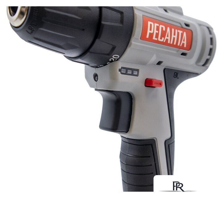 Дрель-шуруповерт Ресанта ДА-20-2ЛК-Б (с 2-мя АКБ, кейс) - Изображение №3 — Интернет-магазин ПроЗаказ