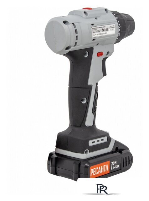 Дрель-шуруповерт Ресанта ДА-20-2ЛК-Б (с 2-мя АКБ, кейс) - Изображение №10 — Интернет-магазин ПроЗаказ