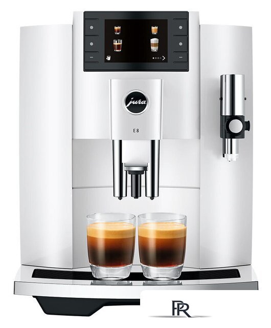 Кофемашина JURA E8 Piano White EC 15585 - Изображение №1 — Интернет-магазин ПроЗаказ