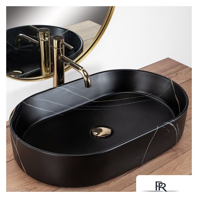 Умывальник Rea Nadia 60 Black Stone Matt REA-U8565 - Изображение №2 — Интернет-магазин ПроЗаказ