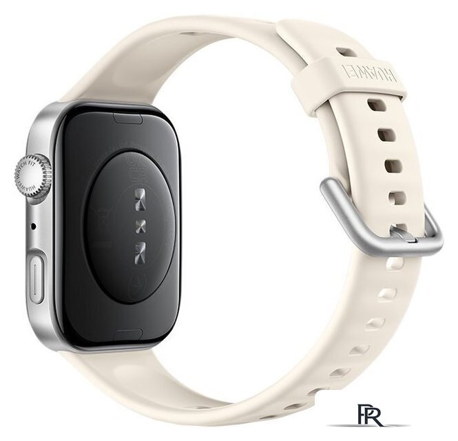 Умные часы Huawei Watch FIT 4 (серебристый, с бежевым силиконовым ремешком, международная версия) - Изображение №2 — Интернет-магазин ПроЗаказ