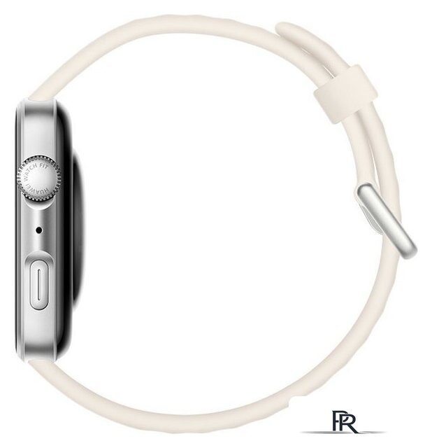 Умные часы Huawei Watch FIT 4 (серебристый, с бежевым силиконовым ремешком, международная версия) - Изображение №4 — Интернет-магазин ПроЗаказ