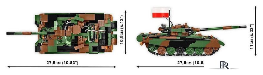 Конструктор Cobi Armed Forces T-72 M1R - Изображение №9 — Интернет-магазин ПроЗаказ