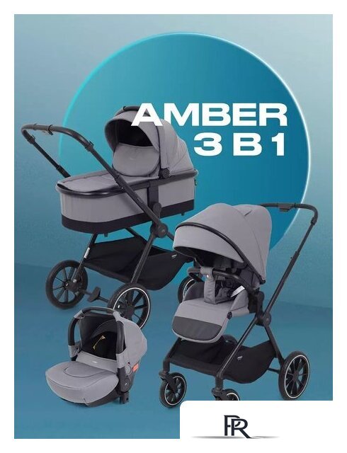 Универсальная коляска MOWbaby Amber MB068 (3 в 1, мятный) - Изображение №34 — Интернет-магазин ПроЗаказ